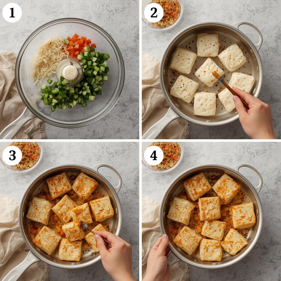 Stir-fried Rice Cakes (Nian Gao)