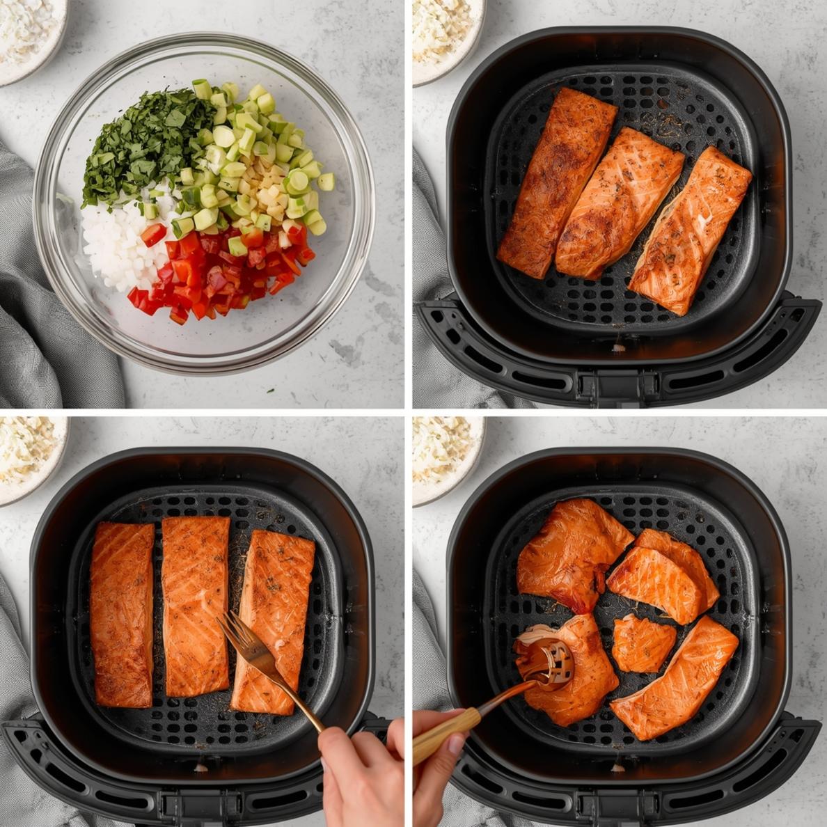 how to cook salmon in air fryer