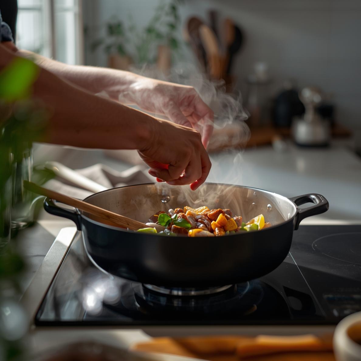 Salmon fillets seasoned and ready for the air fryer basket