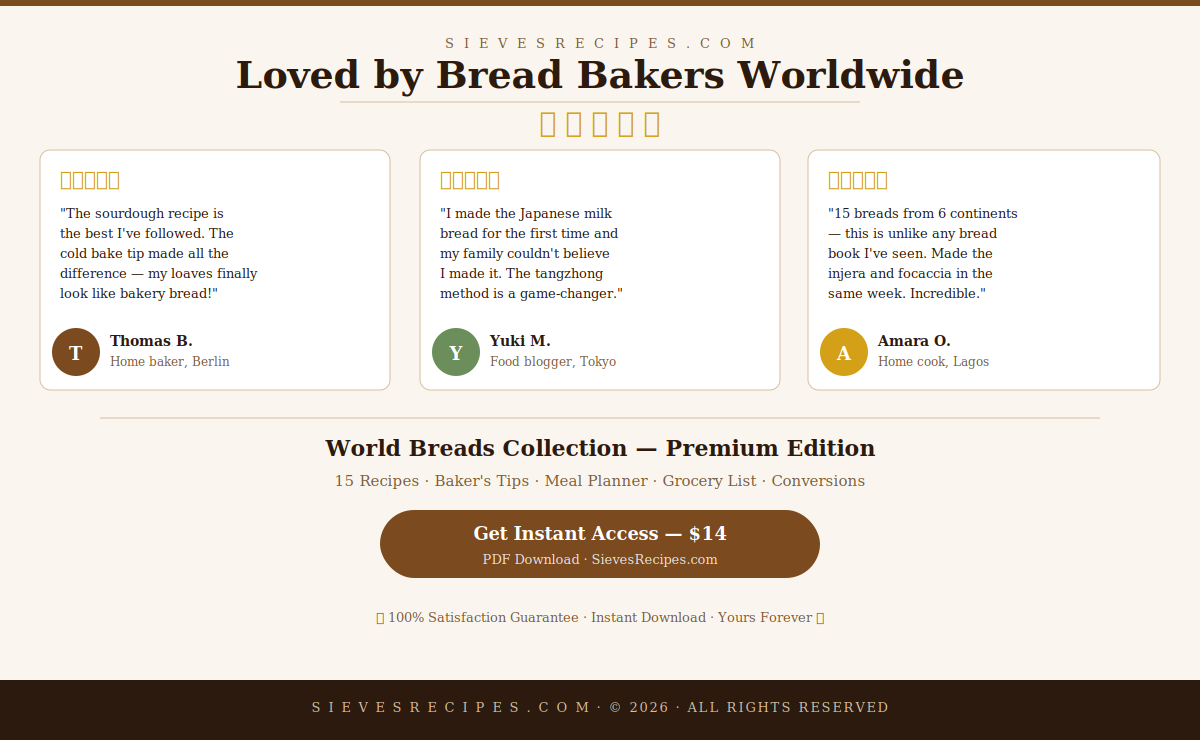 bread recipes cookbook โ 15 Breads from 6 Continents | Digital PDF - Image 5