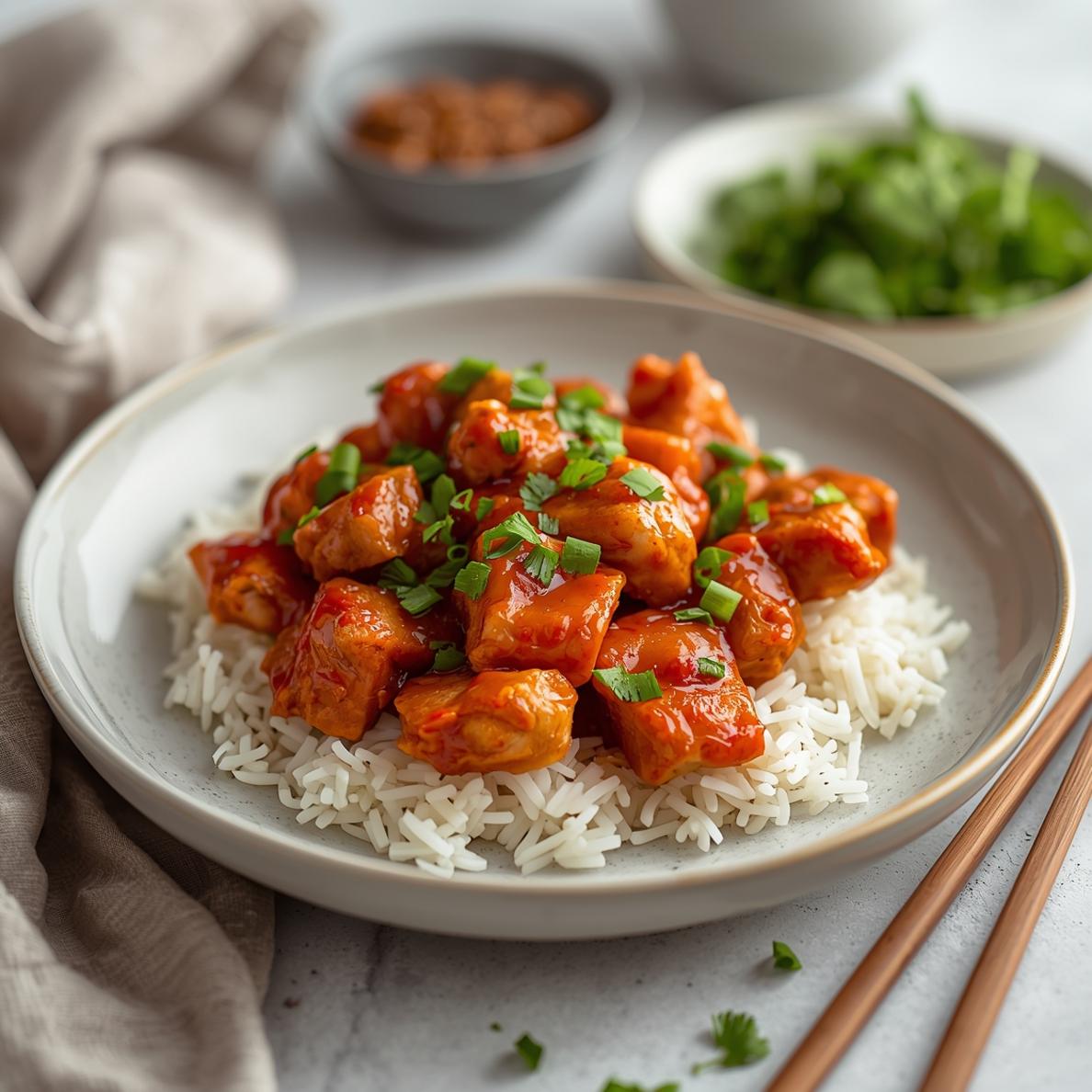 chicken and gochujang