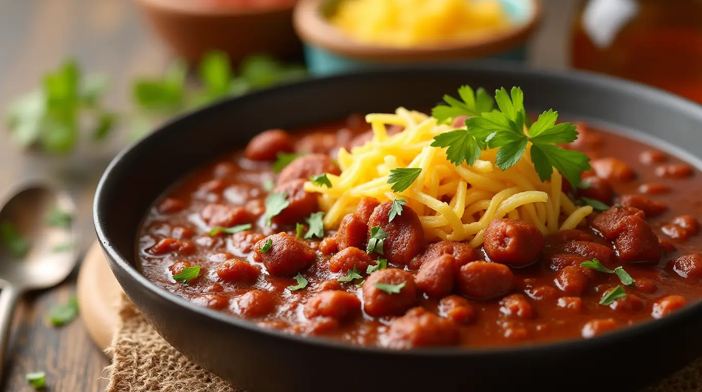 Best Chili with Enchilada Sauce