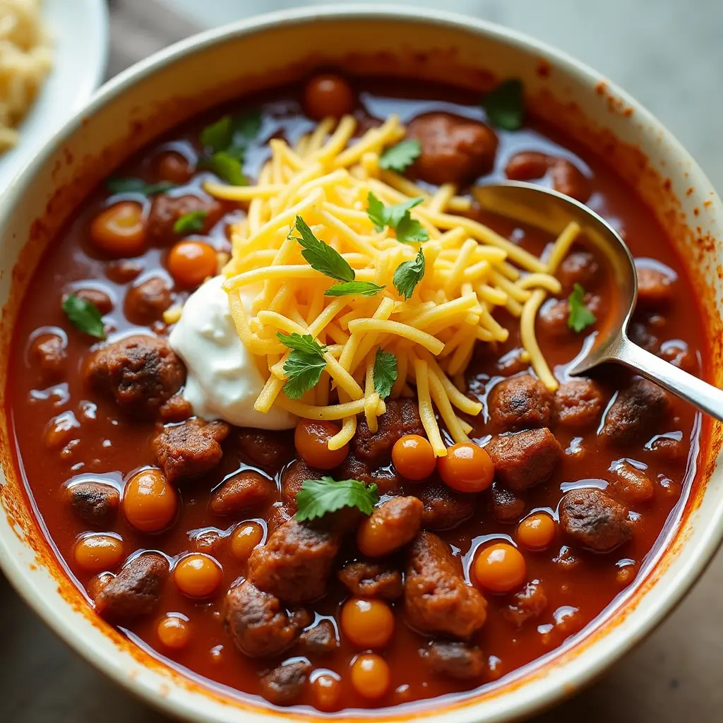 Best Chili with Enchilada Sauce