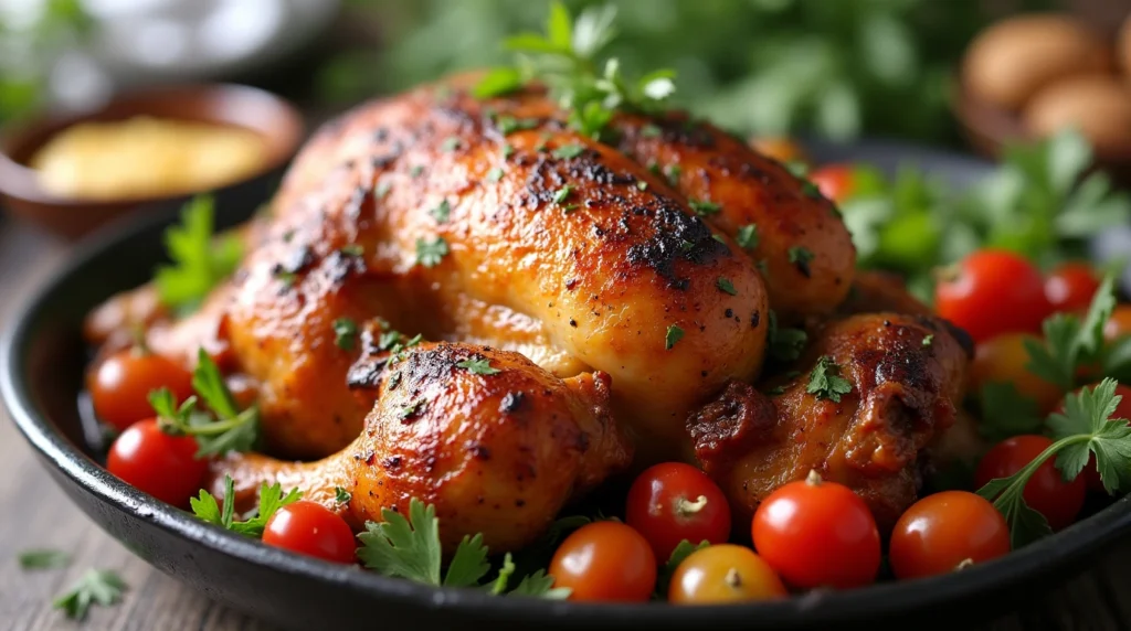 smoked chicken