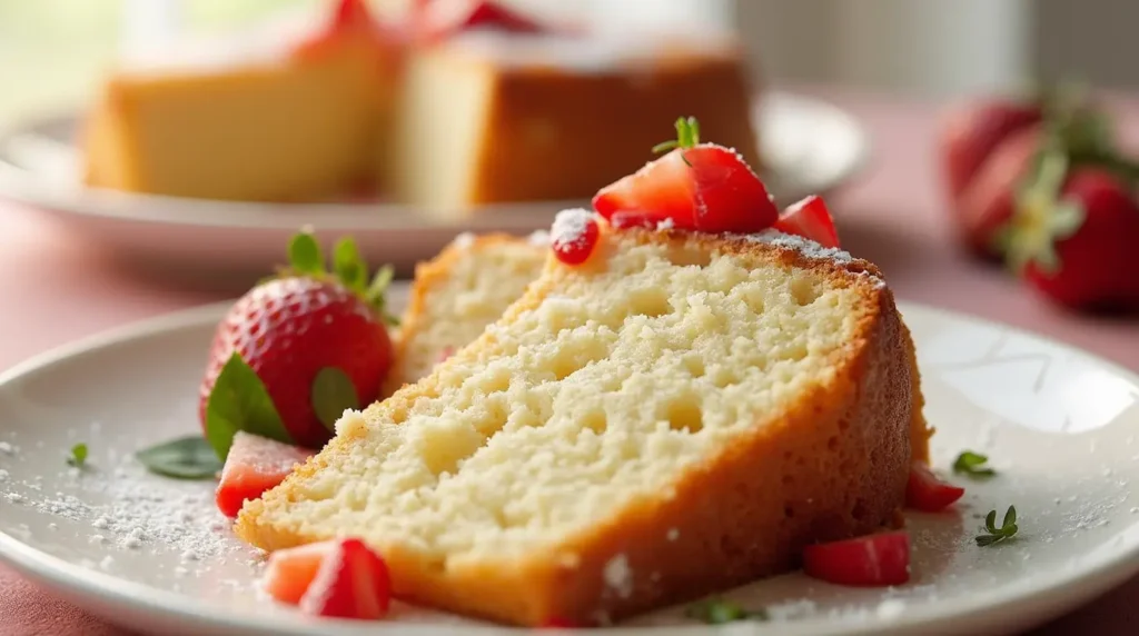 strawberry angel food cake
