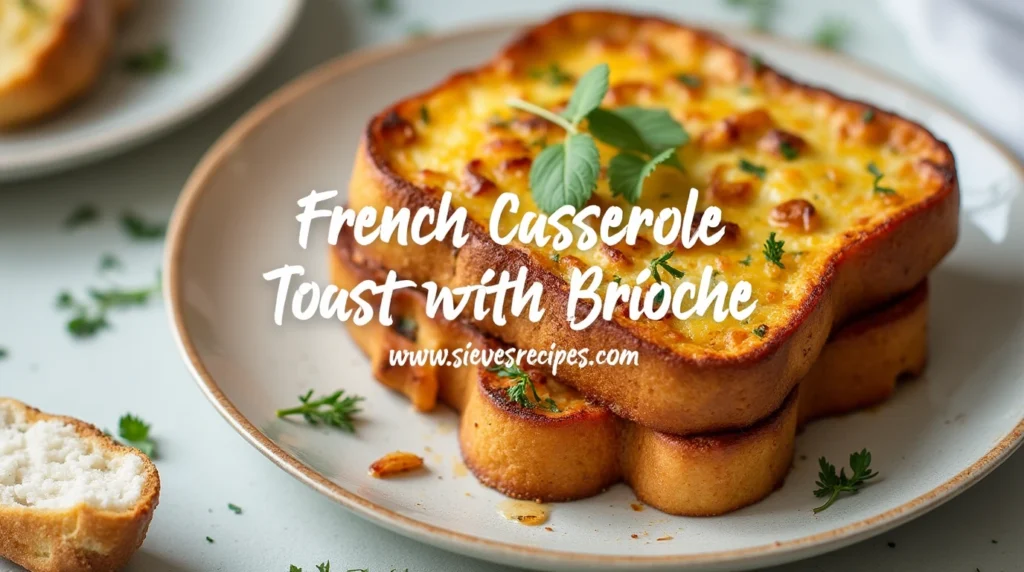 French Casserole Toast with Brioche