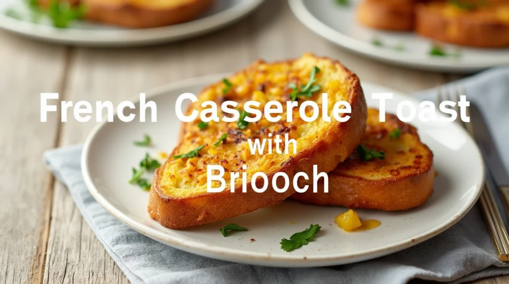 French Casserole Toast with Brioche