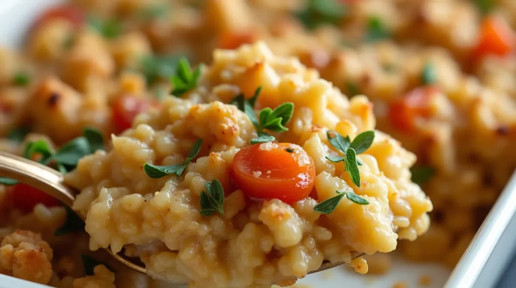 chicken stuffing casserole